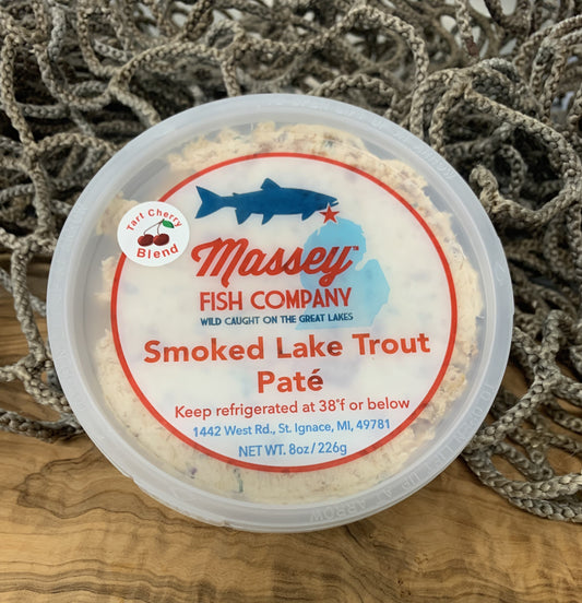 3-Pack of 8 oz Smoked Lake Trout Cherry Paté