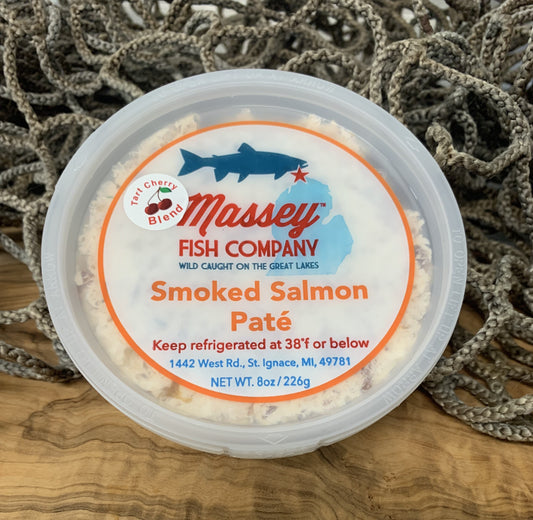 3-Pack of 8 oz Smoked Salmon Cherry Paté